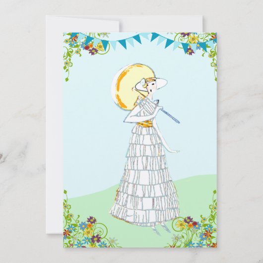 Bridal Shower-uitnodigingen Kaart (Achterkant)