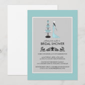 Bridal Shower-uitnodigingen Kaart (Voorkant / Achterkant)