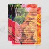 Bridal Shower-uitnodigingen Kaart (Voorkant / Achterkant)