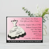Bridal Shower-uitnodigingen Kaart (Staand voorkant)