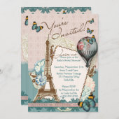 Bridal Shower-uitnodigingen Kaart (Voorkant / Achterkant)