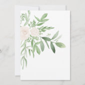 Bridal Shower Watercolor Invitation Aankondiging (Achterkant)