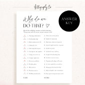 Bridal Shower Wedding Customs Matching Game Card Kaart