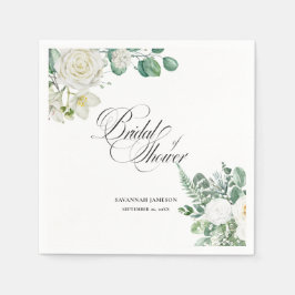 bridal shower welcome sign, eucalyptus bridal  servet