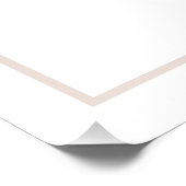 Bridal Shower Welcome Sign | Minimal Black Script  Perfect Poster (Hoek)