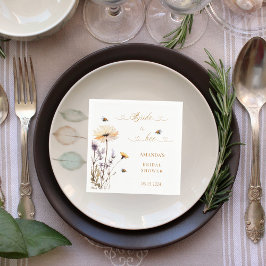 Bridal Shower wildflowers Bride to Bee Servet