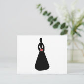 Bridal Silhouette Briefkaart (Staand voorkant)