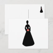 Bridal Silhouette Briefkaart (Voorkant / Achterkant)