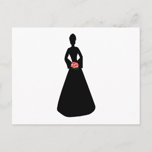 Bridal Silhouette Briefkaart (Voorkant)