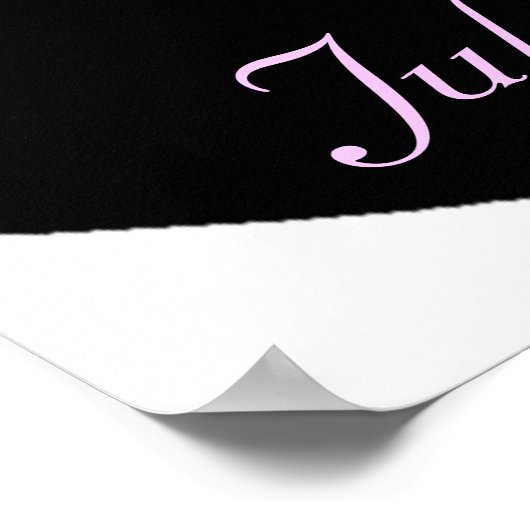 Bridal Silhouette moeder van de bride Poster (Hoek)