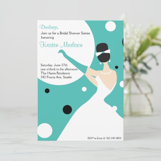 Bridal Soiree Kaart (Staand voorkant)