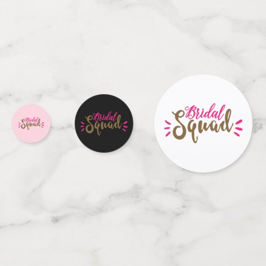 Bridal Squad Confetti (Achterkanten)