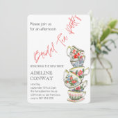 Bridal Tea Celebration Kaart (Staand voorkant)