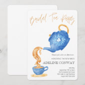 Bridal Tea Celebration Kaart (Voorkant / Achterkant)