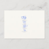 Bridal Tea China Display Douche Behuizing Kaart (Achterkant)