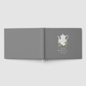 Bridal Tea Gray Waterverf Flowers Gastenboek (Volledig)