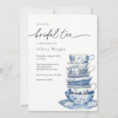 Bridal Tea Party Chinoiserie Vrijgezellenfeest Kaart (Voorkant)