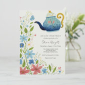 Bridal Tea Party Shower Kaart (Staand voorkant)