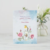 Bridal Tea Party Shower Uitnodiging (Staand voorkant)