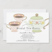 Bridal Tea Party Tea Pot Vrijgezellenfeest per pos Kaart (Voorkant)