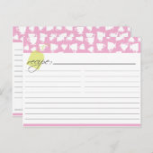 Bridal Tea Recept Kaart (Voorkant / Achterkant)