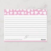 Bridal Tea Recept Kaart (Achterkant)