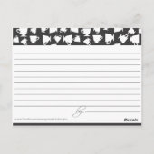 Bridal Tea Recept Kaart (Achterkant)