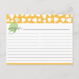 Bridal Tea Recipe Card Briefkaart