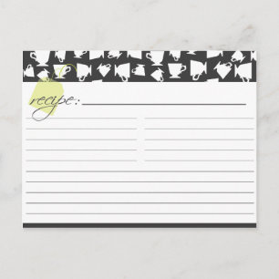 Bridal Tea Recipe Card Briefkaart