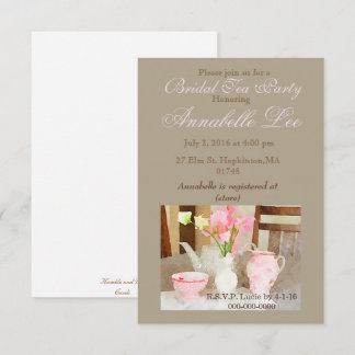 Bridal Tea Uitnodiging