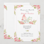 Bridal Tea Uitnodiging (Voorkant / Achterkant)