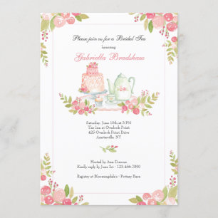 Bridal Tea Uitnodiging