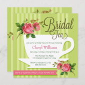 Bridal Tea Uitnodiging (Voorkant / Achterkant)