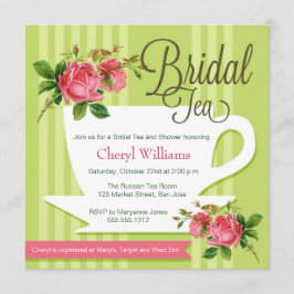 Bridal Tea Uitnodiging