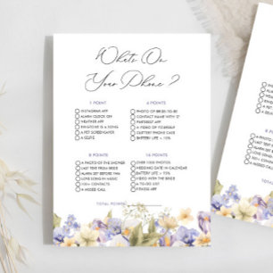 Bridal Tea Wat op je telefoon Vrijgezellenfeest sp