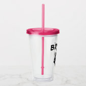 Bridal Tumbler - Skeletring Acryl Drinkbeker (Rechts)