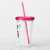 Bridal Tumbler - Skeletring Acryl Drinkbeker (Links)