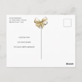 Bridal - Uitnodiging voor het uitnodigen van een B (Achterkant)