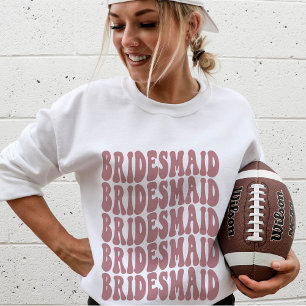 Bridal van Bridesmaid Roze Aangepaste Aanpassing Trui