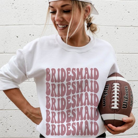 Bridal van Bridesmaid Roze Aangepaste Aanpassing Trui
