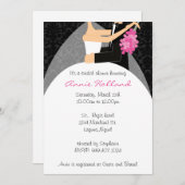 Bridal van de Bridal van de Bride en van de Groom  Kaart (Voorkant / Achterkant)