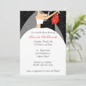 Bridal van de Bridal van de Bride en van de Groom  Kaart (Staand voorkant)