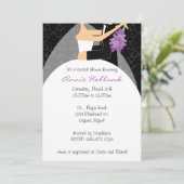 Bridal van de Bridal van de Bride en van de Groom  Kaart (Staand voorkant)