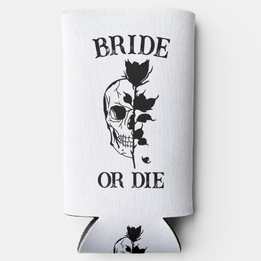 Bridal van de Bride of Die Bachelorette Party Gepe Seltzer Blikjeskoeler (Voorkant)