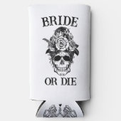 Bridal van de Bride of Die Bachelorette Party Gepe Seltzer Blikjeskoeler (Voorkant)