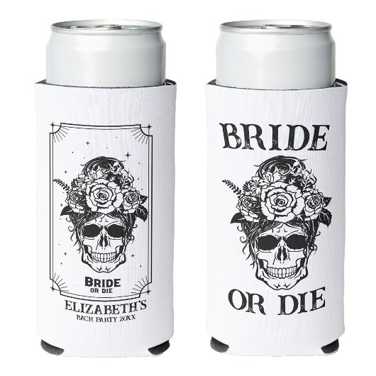 Bridal van de Bride of Die Bachelorette Party Gepe Seltzer Blikjeskoeler