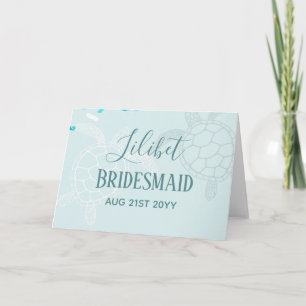 Bridal van de Bridesmaid van de BEGROTING Gifts ZE Kaart