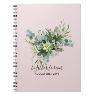 Bridal van de Bridesmaid van de douane Gifts Green Notitieboek