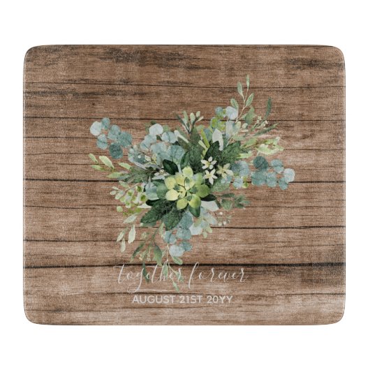 Bridal van de Bridesmaid van de douane Gifts Green Snijplank (Voorkant)