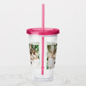 Bridal van de douane Foto Acryltumbler Acryl Drinkbeker (Rechts)